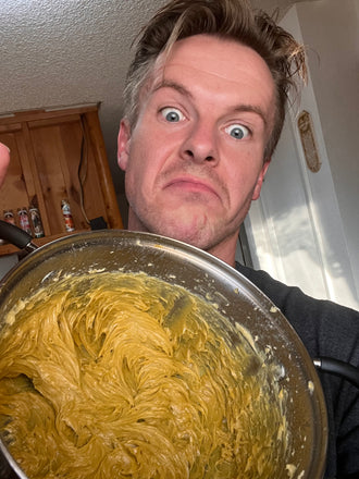 ross with a batch of tallow base